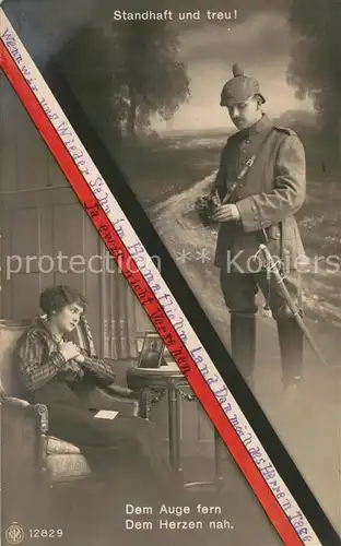 AK / Ansichtskarte Militaria_Poesie Foto NPG Nr. 12829  Militaria Poesie