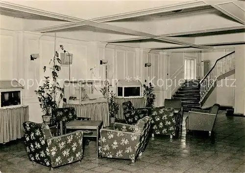 AK / Ansichtskarte Antonshoehe_Breitenbrunn FDGB Sanatorium Vestibuel Antonshoehe Breitenbrunn