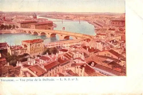 AK / Ansichtskarte Toulouse_Haute Garonne Vue prise de la Dalbade Toulouse Haute Garonne