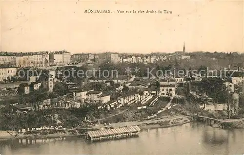 AK / Ansichtskarte Montauban_Tarn et Garonne Vue sur la rive droite du Tarn 