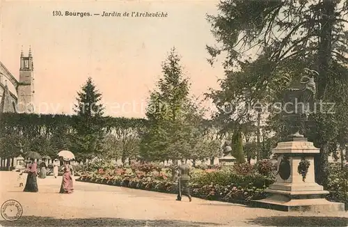 AK / Ansichtskarte Bourges Jardin de l Archeveche Bourges