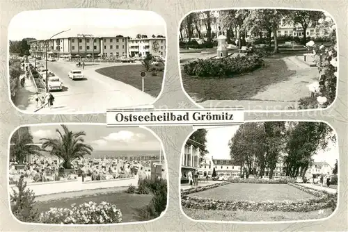 AK / Ansichtskarte Groemitz_Ostseebad Hotel Terrasse Park Groemitz_Ostseebad