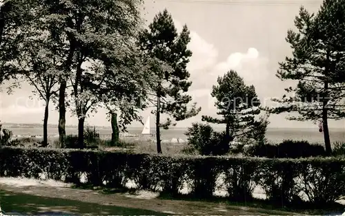 AK / Ansichtskarte Scharbeutz_Ostseebad Park Strand Scharbeutz_Ostseebad