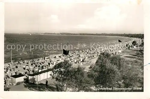 AK / Ansichtskarte Timmendorfer_Strand Strandpartie Timmendorfer_Strand