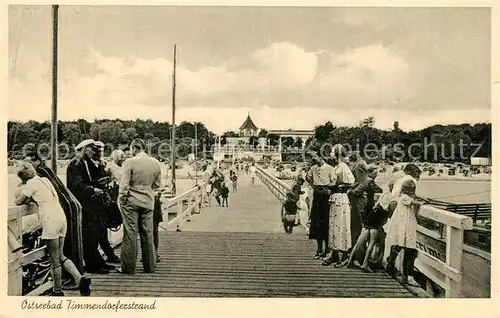 AK / Ansichtskarte Timmendorfer_Strand Seebruecke Timmendorfer_Strand