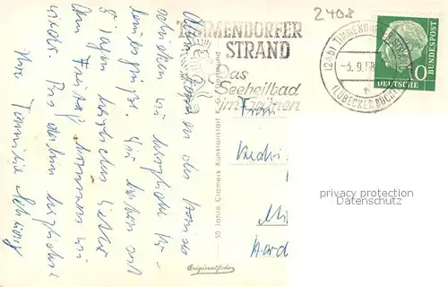 AK / Ansichtskarte Timmendorfer_Strand Strandpartie Timmendorfer_Strand