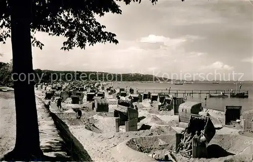 AK / Ansichtskarte Timmendorfer_Strand Strand Anlegesteg Timmendorfer_Strand