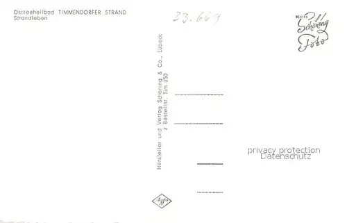 AK / Ansichtskarte Timmendorfer_Strand Strandleben Timmendorfer_Strand