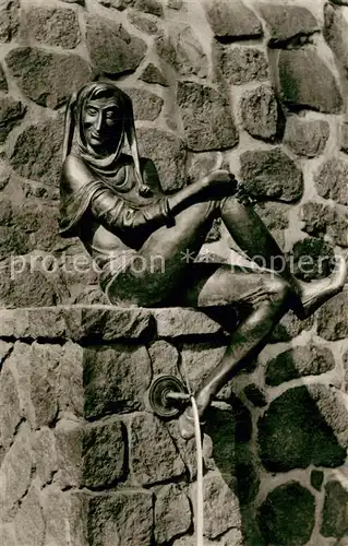 AK / Ansichtskarte Moelln_Lauenburg Eulenspiegel Brunnen Moelln_Lauenburg