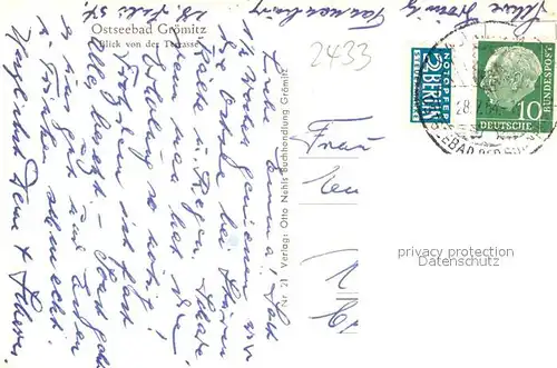 AK / Ansichtskarte Groemitz_Ostseebad Terrasse Groemitz_Ostseebad