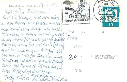 AK / Ansichtskarte Groemitz_Ostseebad Strandpromenade Groemitz_Ostseebad