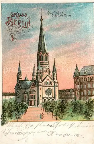 AK / Ansichtskarte Berlin Kaiser Wilhelm Gedaechnis Kirche Romanisches Haus Berlin