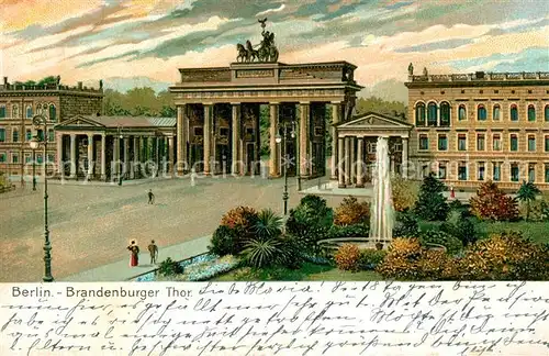 AK / Ansichtskarte Berlin Brandenburger Tor Pariser Platz Haus Liebermann Berlin