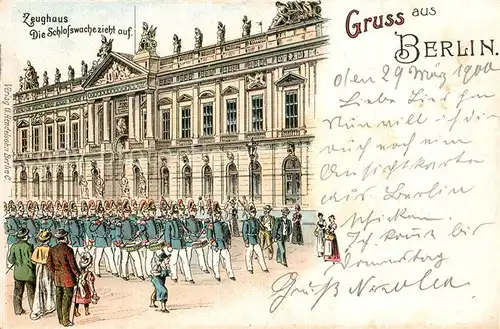 AK / Ansichtskarte Berlin Zeughaus Schlosswache Berlin