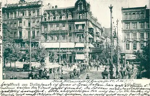 AK / Ansichtskarte Berlin Cafe Bauer Berlin