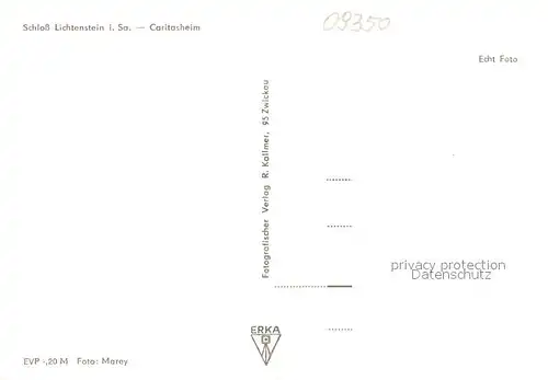 AK / Ansichtskarte Lichtenstein_Sachsen Schloss Caritasheim Lichtenstein_Sachsen