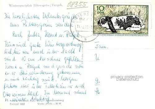 AK / Ansichtskarte Rittersgruen Panorama Wintersportplatz Rittersgruen