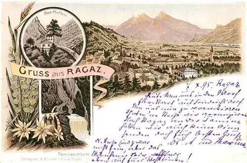 AK / Ansichtskarte Ragaz_Bad Taminaschlucht Bad Pfaeffers Ragaz_Bad