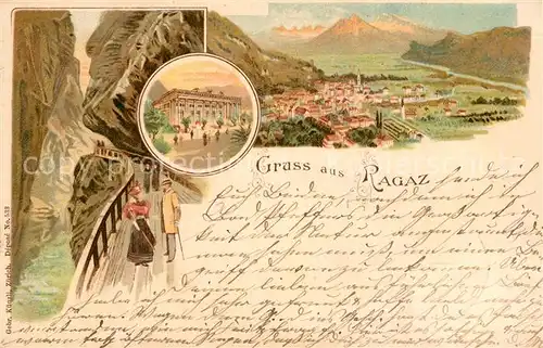 AK / Ansichtskarte Ragaz_Bad Panorama Ragaz_Bad