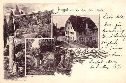 AK / Ansichtskarte Augst Roemisches Theater  Augst