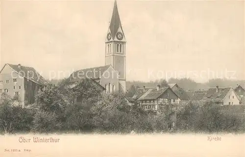 AK / Ansichtskarte Winterthur_ZH Ober Winterthur Kirche Winterthur ZH