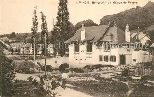 AK / Ansichtskarte Boncourt_JU La Maison du Peuple Boncourt JU