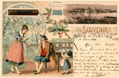 AK / Ansichtskarte Zug_ZG Suchard  Zug_ZG