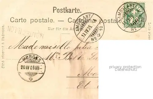 AK / Ansichtskarte Montezillon Panorama Montezillon