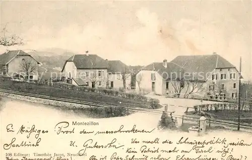 AK / Ansichtskarte Montezillon Panorama Montezillon