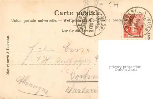 AK / Ansichtskarte Wengen_BE Restaurant Eigergletscher Wengen_BE