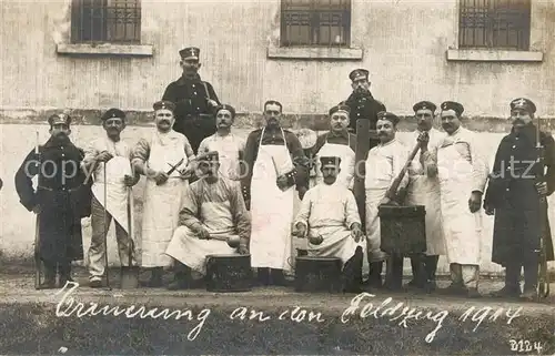 AK / Ansichtskarte Hammelburg_Lager Erinnerung Feldzug 1914 Hammelburg_Lager