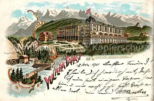 AK / Ansichtskarte Tarasp Grand Hotel Waldhaus Tarasp