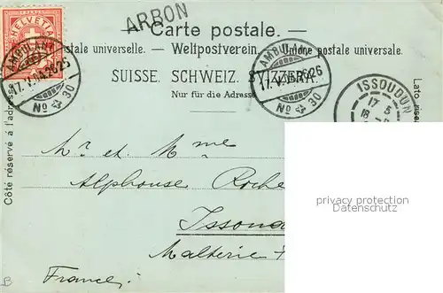 AK / Ansichtskarte Arbon_TG Karikatur Mondschein Arbon_TG