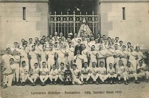 AK / Ansichtskarte Basel_BS Turnverein Wiedikon Turnfest  Basel_BS
