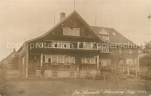 AK / Ansichtskarte Hornberg_Saanenmoeser Im Heimeli  Hornberg Saanenmoeser