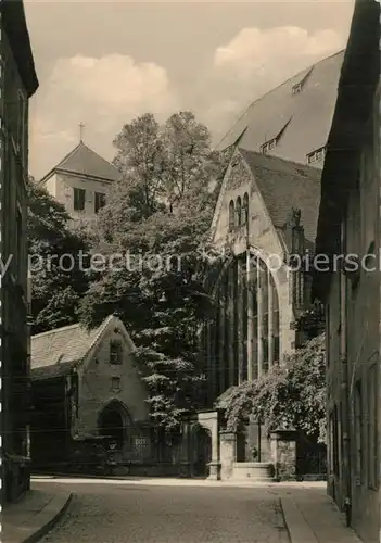 AK / Ansichtskarte Freiberg_Sachsen Blick von der Kreuzgasse zum Dom Freiberg Sachsen