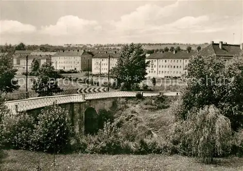 AK / Ansichtskarte Schmoelln_Thueringen Robert Koch Siedlung Bruecke Schmoelln Thueringen