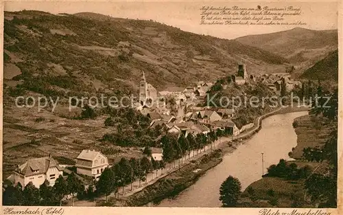 AK / Ansichtskarte Heimbach_Eifel Blick vom Meuchelberg Heimbach Eifel