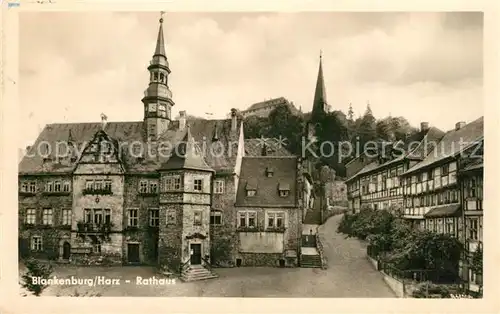 AK / Ansichtskarte Bad_Blankenburg Rathaus Bad_Blankenburg