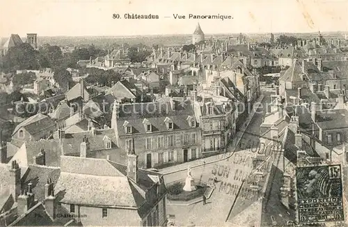 AK / Ansichtskarte Chateaudun Strassenpartie Chateaudun