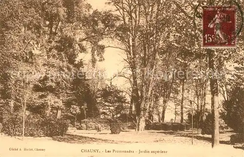AK / Ansichtskarte Chauny_Aisne Les Promenades Jardin  Chauny Aisne