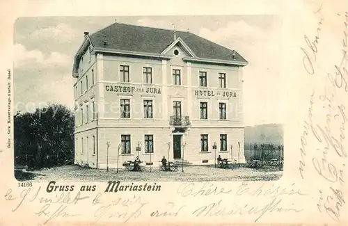 AK / Ansichtskarte Mariastein_SO Gasthof Hotel zur Jura  Mariastein_SO