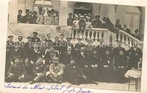 AK / Ansichtskarte St_Imier Interieur du Mont Soleil Gruppenfoto St_Imier