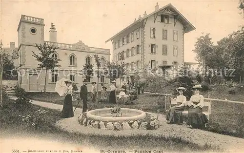 AK / Ansichtskarte Saint_Cergue_VD Pension Cap Saint_Cergue_VD