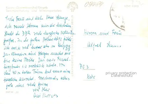 AK / Ansichtskarte Oberwiesenthal_Erzgebirge Panorama Sommer  und Wintererholungsort Oberwiesenthal Erzgebirge