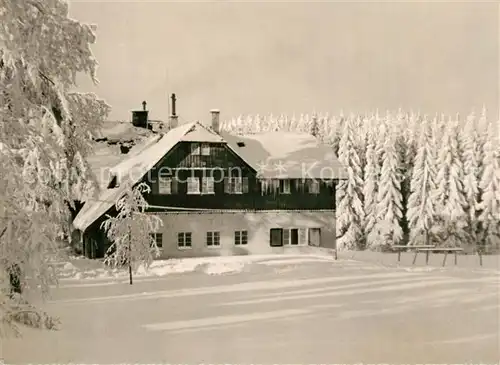 AK / Ansichtskarte Joehstadt Berghof Winterimpressionen Joehstadt