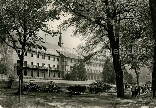 AK / Ansichtskarte Warmbad_Wolkenstein Bergarbeiter Sanatorium Pawlow Haus Warmbad_Wolkenstein