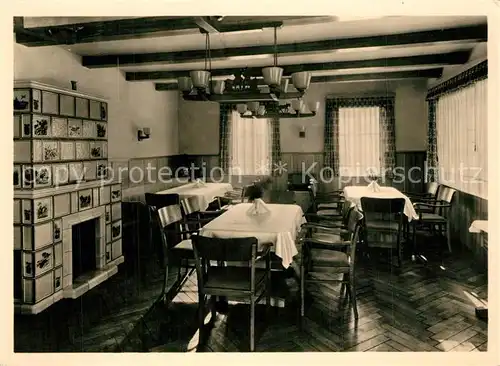 AK / Ansichtskarte Kuehberg Ferienheim des Fachbuchverlages Speiseraum Kuehberg