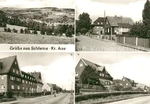AK / Ansichtskarte Bad_Schlema Panorama Parkstrasse Auer Strasse Siedlung Bad_Schlema