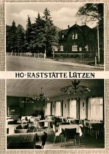 AK / Ansichtskarte Luetzen HO Raststaette Gastraum Luetzen